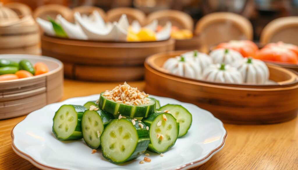 Dim Sum Cucumber Appetizer