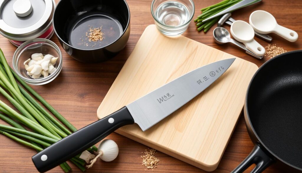 Kitchen tools for bulgogi recipe