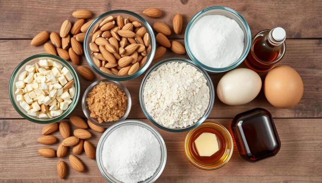 almond cookie ingredients