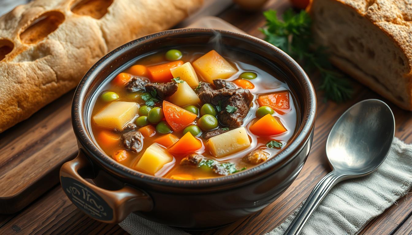 old fashioned vegetable beef soup recipe