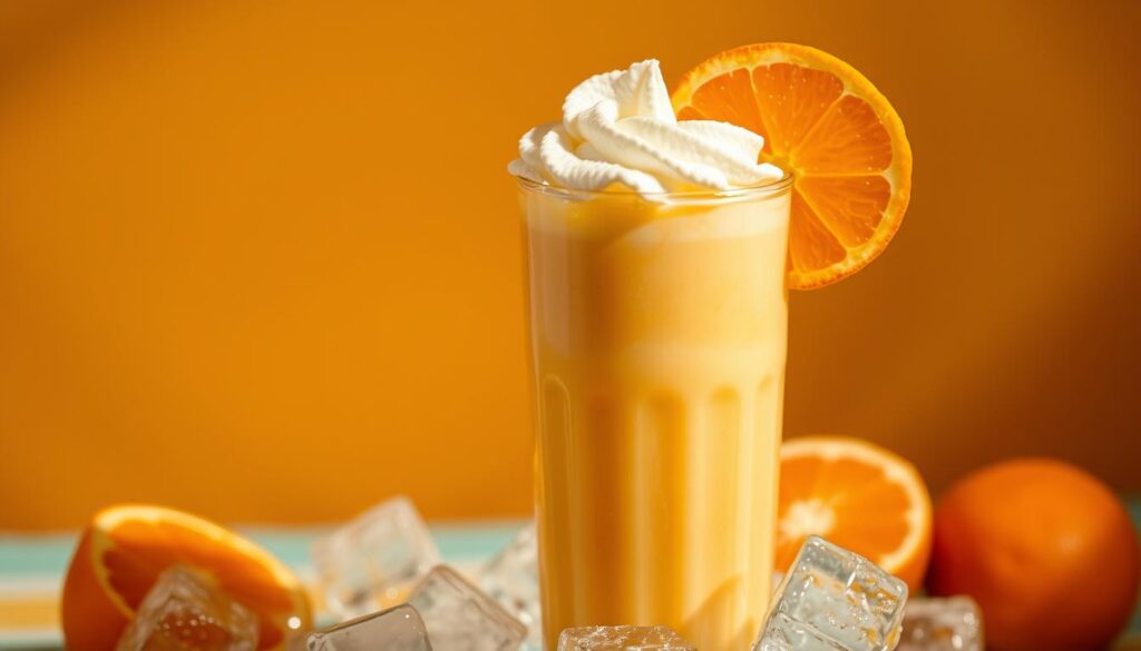 orange milkshake