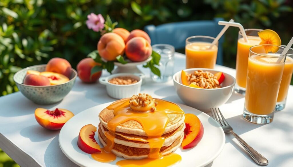 peach breakfast recipes