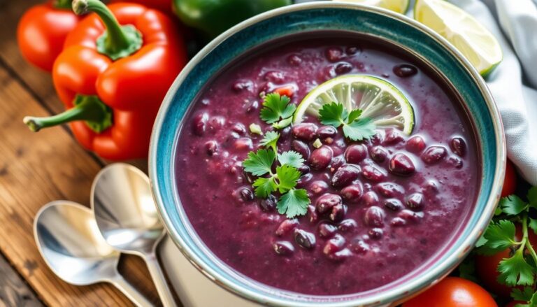 purple black bean soup recipe