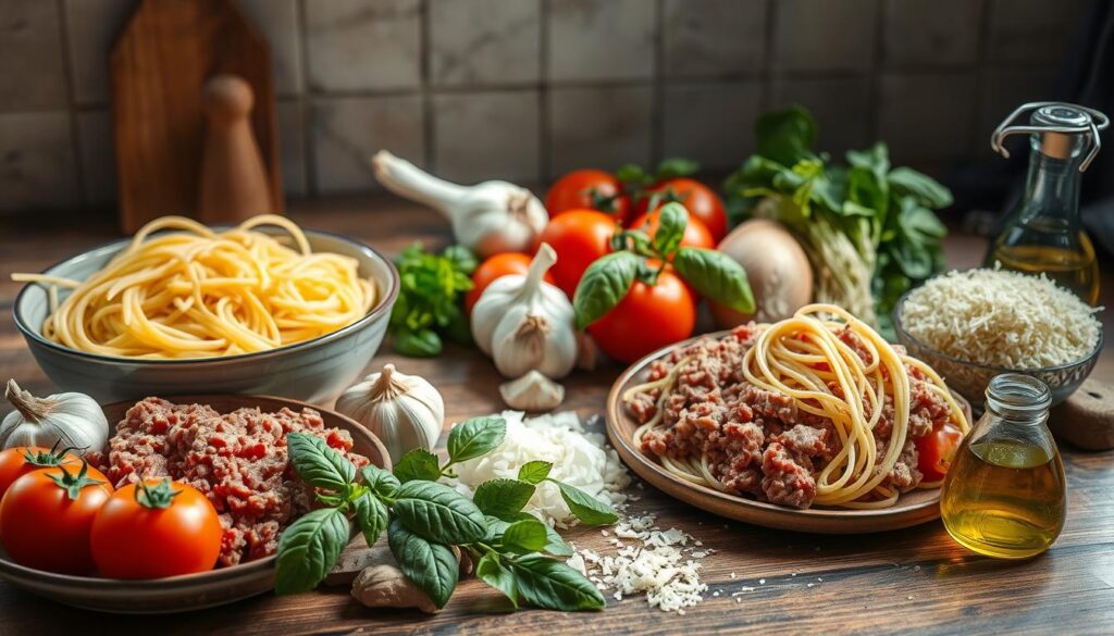 beef pasta ingredients