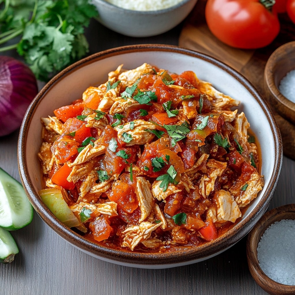 tinga de pollo receta